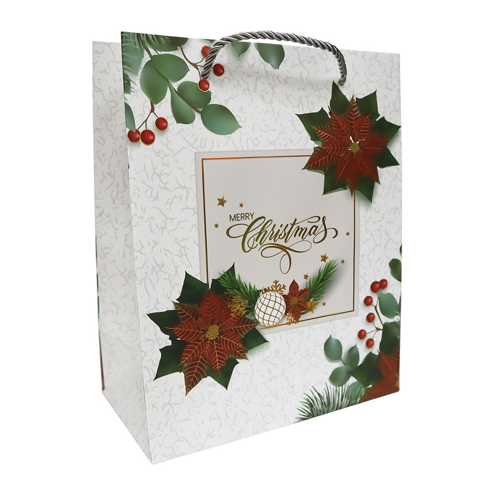 Bolsa de Regalo Navideña Merry Christmas Varios Modelos 23 x 18 x 10 cm 1 pieza ITrade