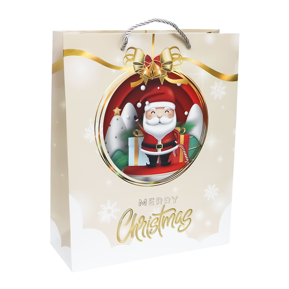 Bolsa Regalo Navideña Esferas Navideñas Varios Modelos 32 x 26 x 10 cm 1 pieza ITrade