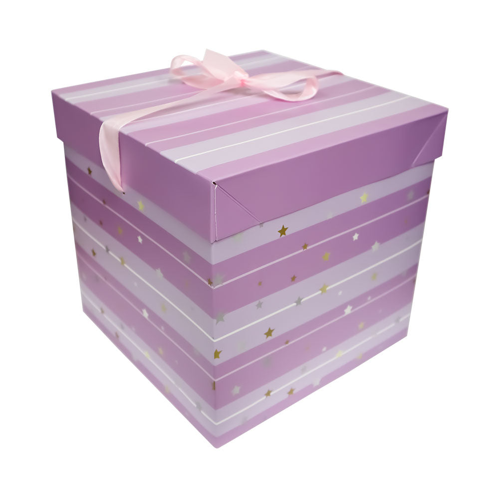 Caja de Regalo Colores Pastel 22 x 22 x 22 cm Varios Modelos 1 pieza ITrade