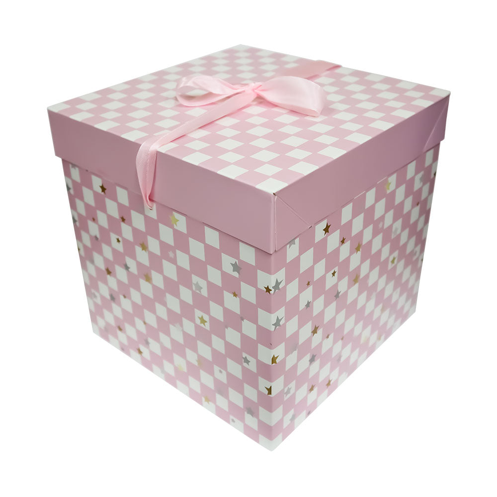 Caja de Regalo Colores Pastel 22 x 22 x 22 cm Varios Modelos 1 pieza ITrade