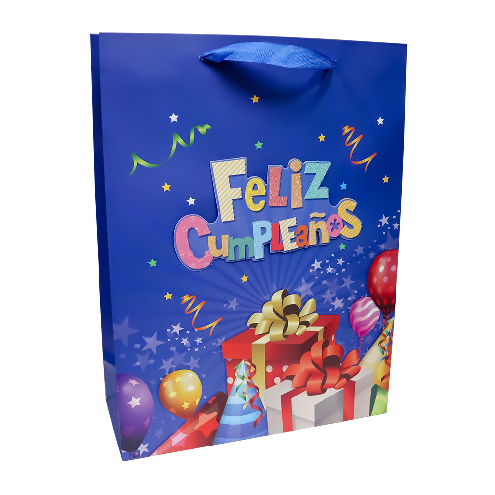 Bolsa de Regalo Globos y Estrellas 40 x 30 x 12 cm Varios Modelos 1 pieza ITrade