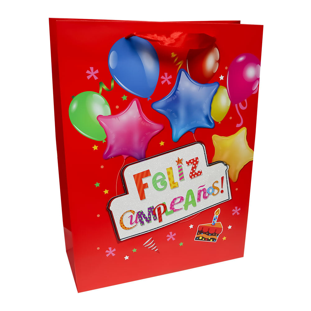 Bolsa de Regalo Globos y Estrellas 40 x 30 x 12 cm Varios Modelos 1 pieza ITrade