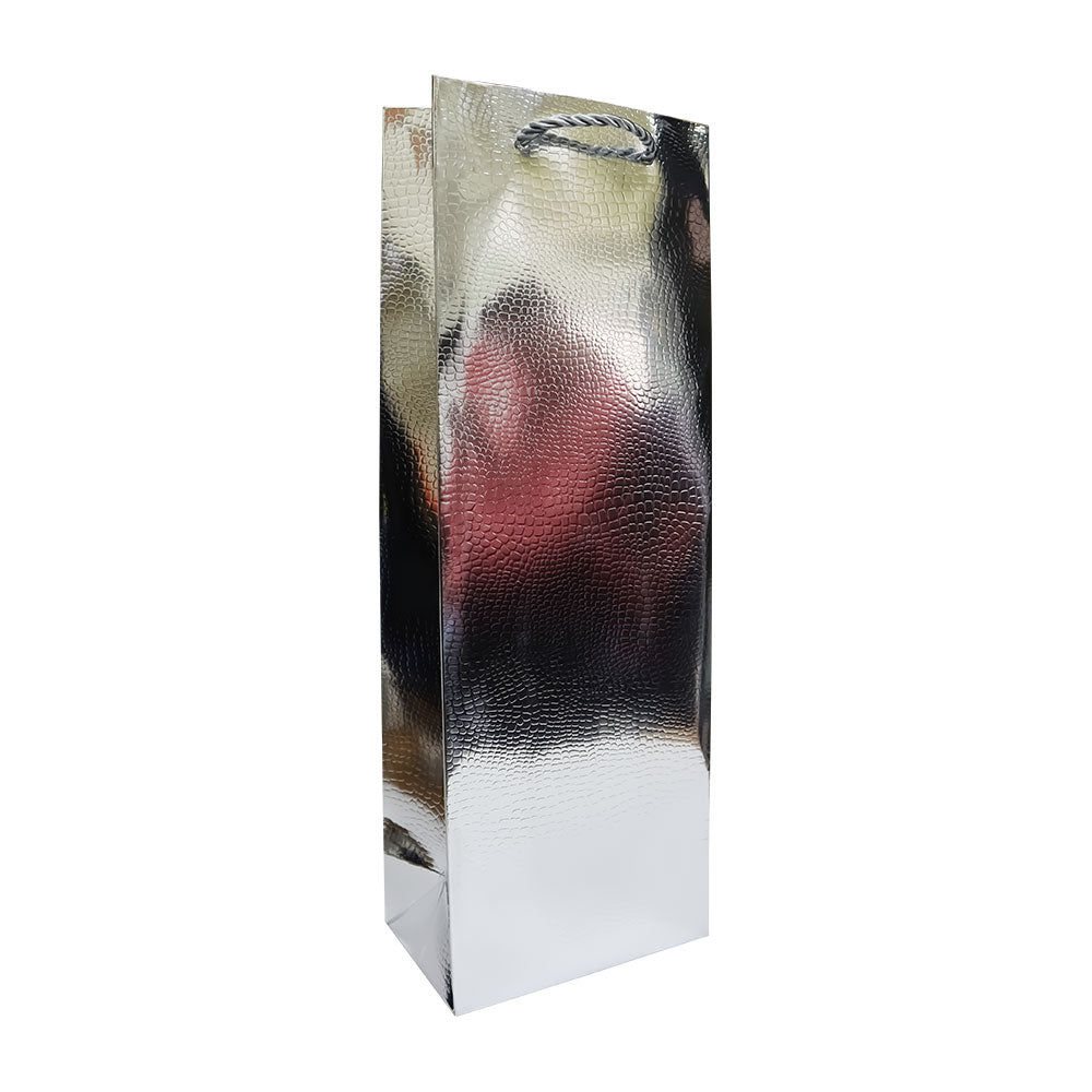 Bolsa de Regalo para Botella Colores Metalicos 6 x 12.8 x 8.2 cm 1 pieza ITrade