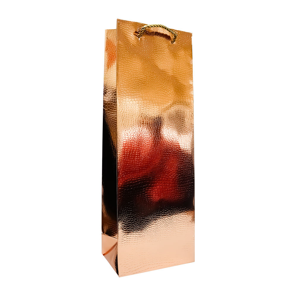 Bolsa de Regalo para Botella Colores Metalicos 6 x 12.8 x 8.2 cm 1 pieza ITrade