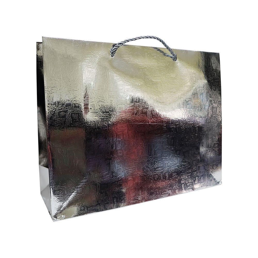 Bolsa de Regalo Colores Metálicos Craquelado 32 x 25.5 x 11 cm 1 pieza ITrade