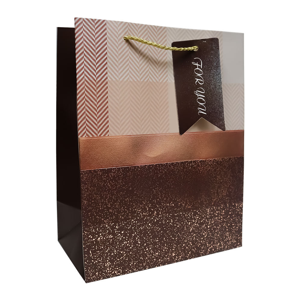 Bolsa de Regalo Colores Degradados con Textura Brillante 23 x 18 x 10 cm 1 pieza ITrade