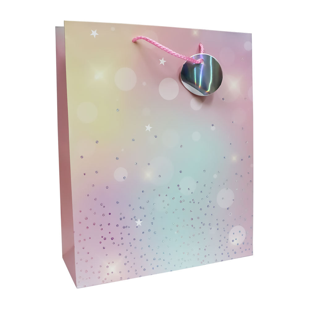 Bolsas de Regalo Colores Pastel con Estrellas 32 x 26 x 10 cm 1 pieza ITrade