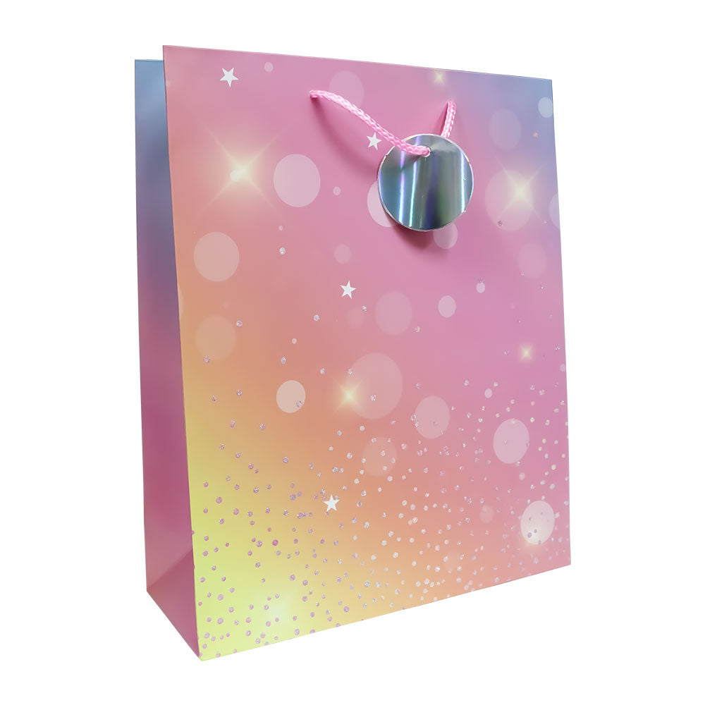 Bolsas de Regalo Colores Pastel con Estrellas 32 x 26 x 10 cm 1 pieza ITrade