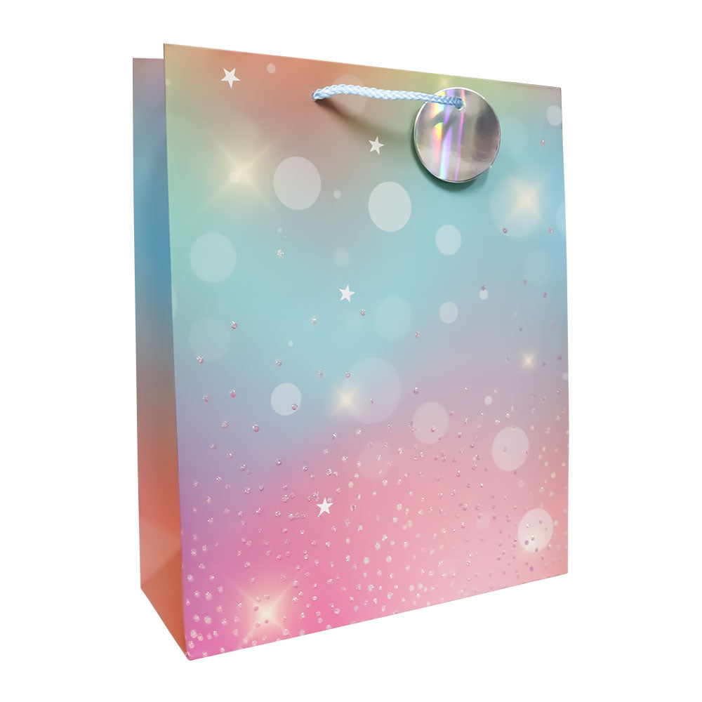 Bolsas de Regalo Colores Pastel con Estrellas 32 x 26 x 10 cm 1 pieza ITrade