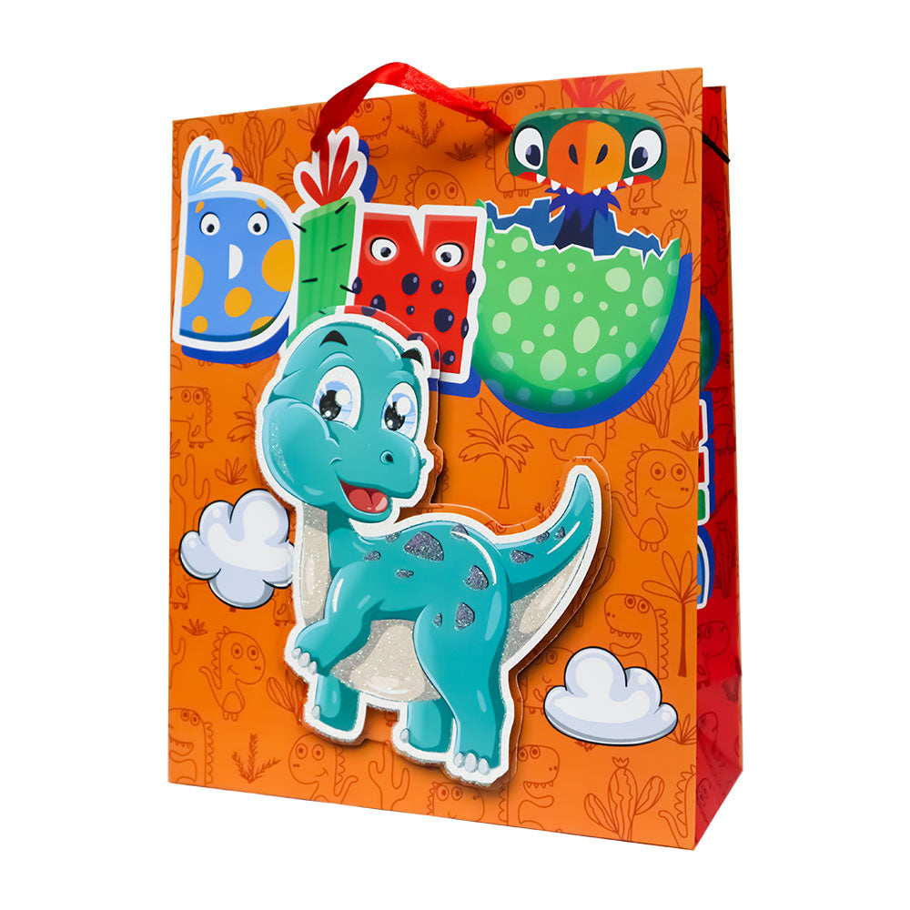 Bolsa de Regalo para Niño Dinosaurios 32 x 26 x 10 cm 1 pieza ITrade
