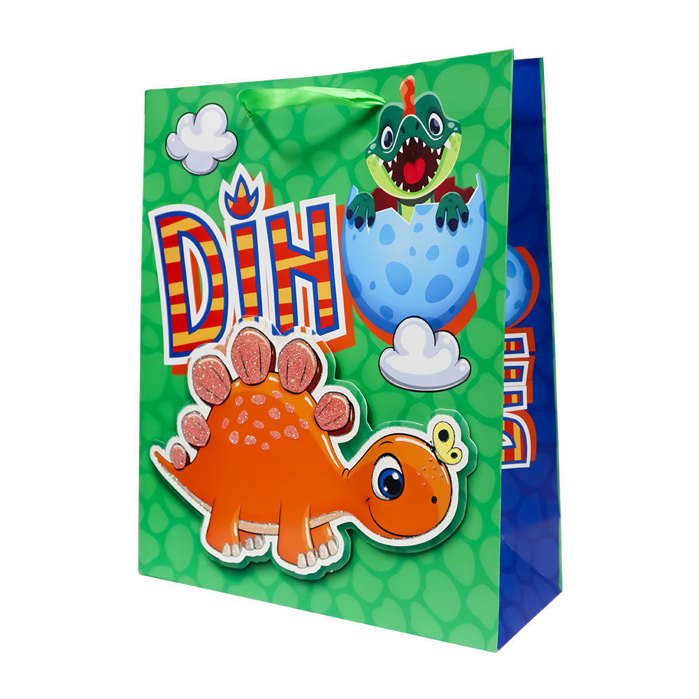 Bolsa de Regalo para Niño Dinosaurios 32 x 26 x 10 cm 1 pieza ITrade