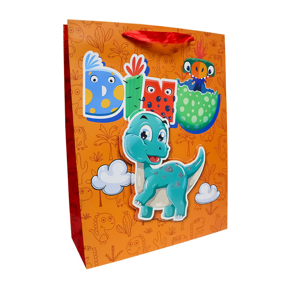 Bolsa de Regalo para Niño Dinosaurios 40 x 30 x 12 cm 1 pieza ITrade
