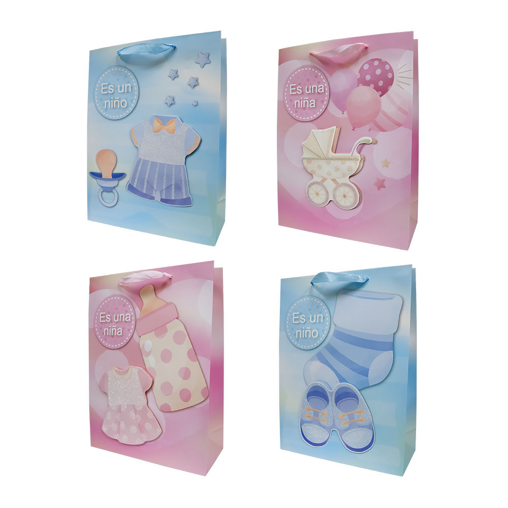 Bolsa de Regalo Baby Shower 40 x 30 x 12 cm Varios Modelos 1 pieza ITrade