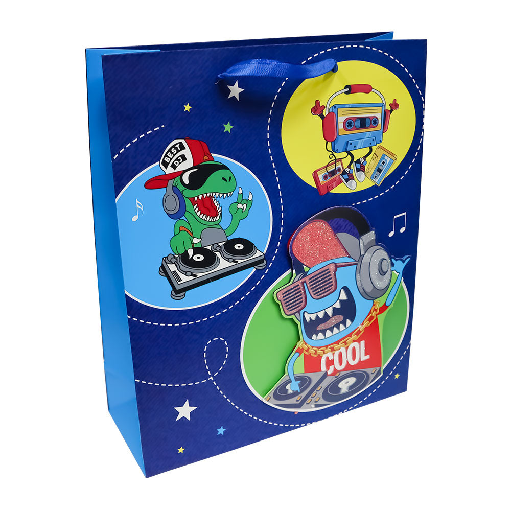 Bolsa de Regalo Azul para Niño 32 x 16 x 10 cm 1 pieza ITrade