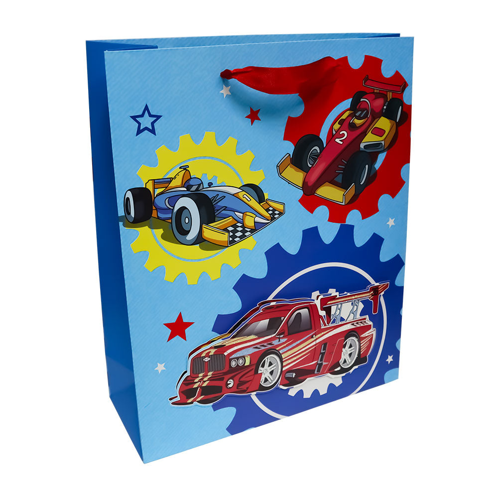 Bolsa de Regalo Azul para Niño 32 x 16 x 10 cm 1 pieza ITrade