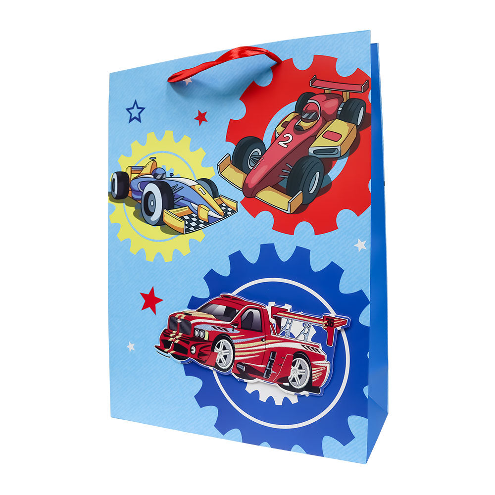 Bolsa de Regalo Azul para Niño 40 x 30 x 12 cm Varios Modelos 1 pieza ITrade