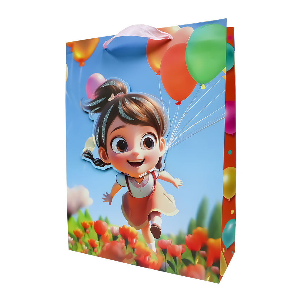 Bolsa para Regalo para Niño y Niña Muñequitos 40 x 30 x 12 cm 1 pieza ITrade