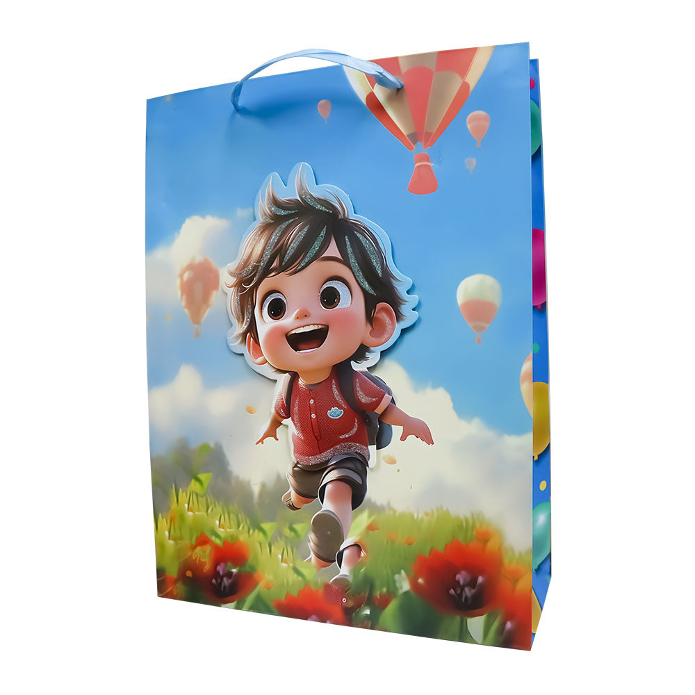 Bolsa para Regalo para Niño y Niña Muñequitos 40 x 30 x 12 cm 1 pieza ITrade