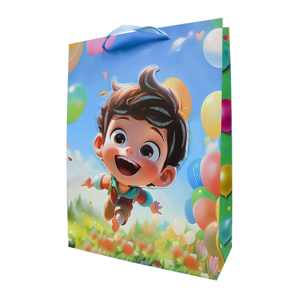 Bolsa para Regalo para Niño y Niña Muñequitos 40 x 30 x 12 cm 1 pieza ITrade