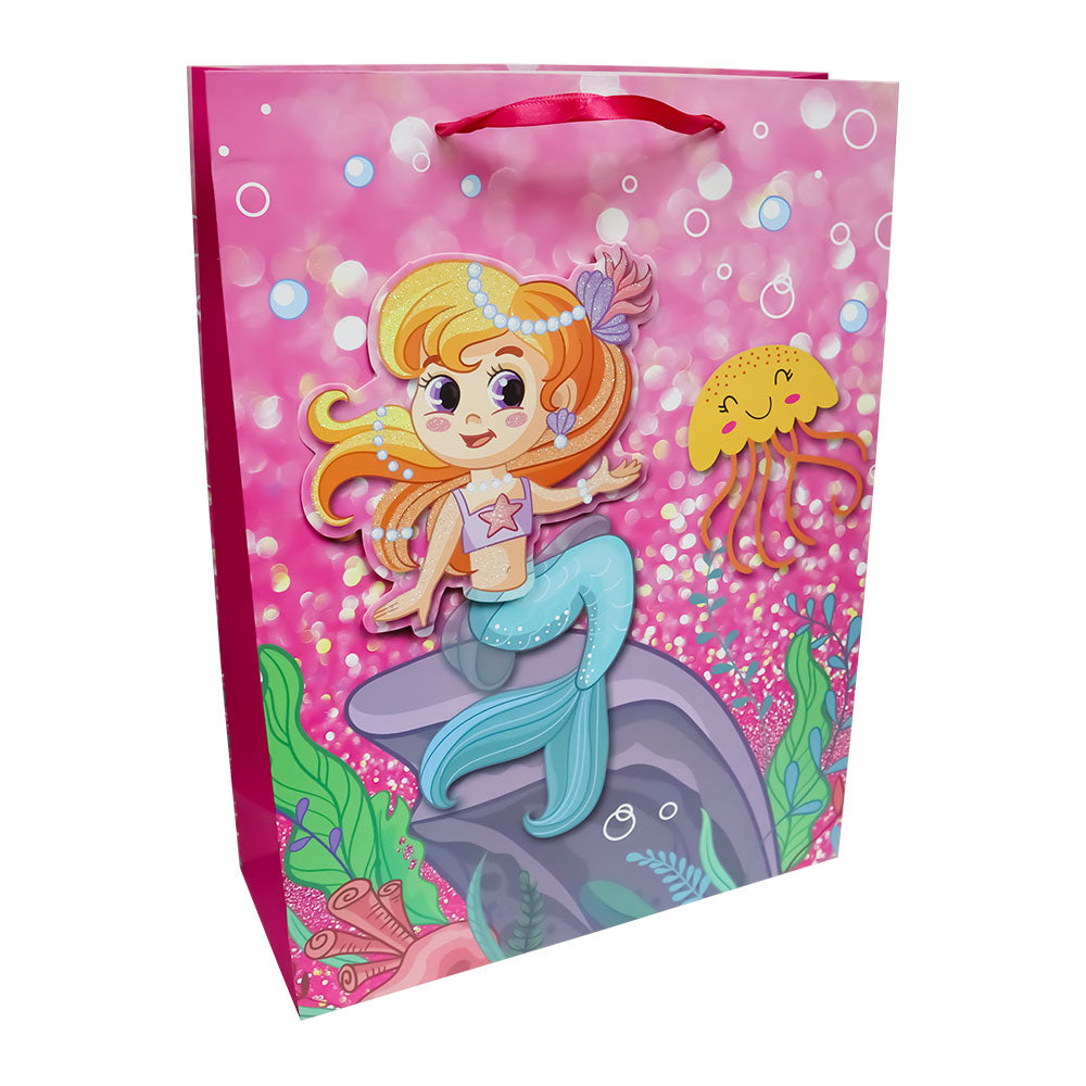 Bolsa de Regalo para Niña de Sirenas 40 x 30 x 12 cm 1 pieza ITrade