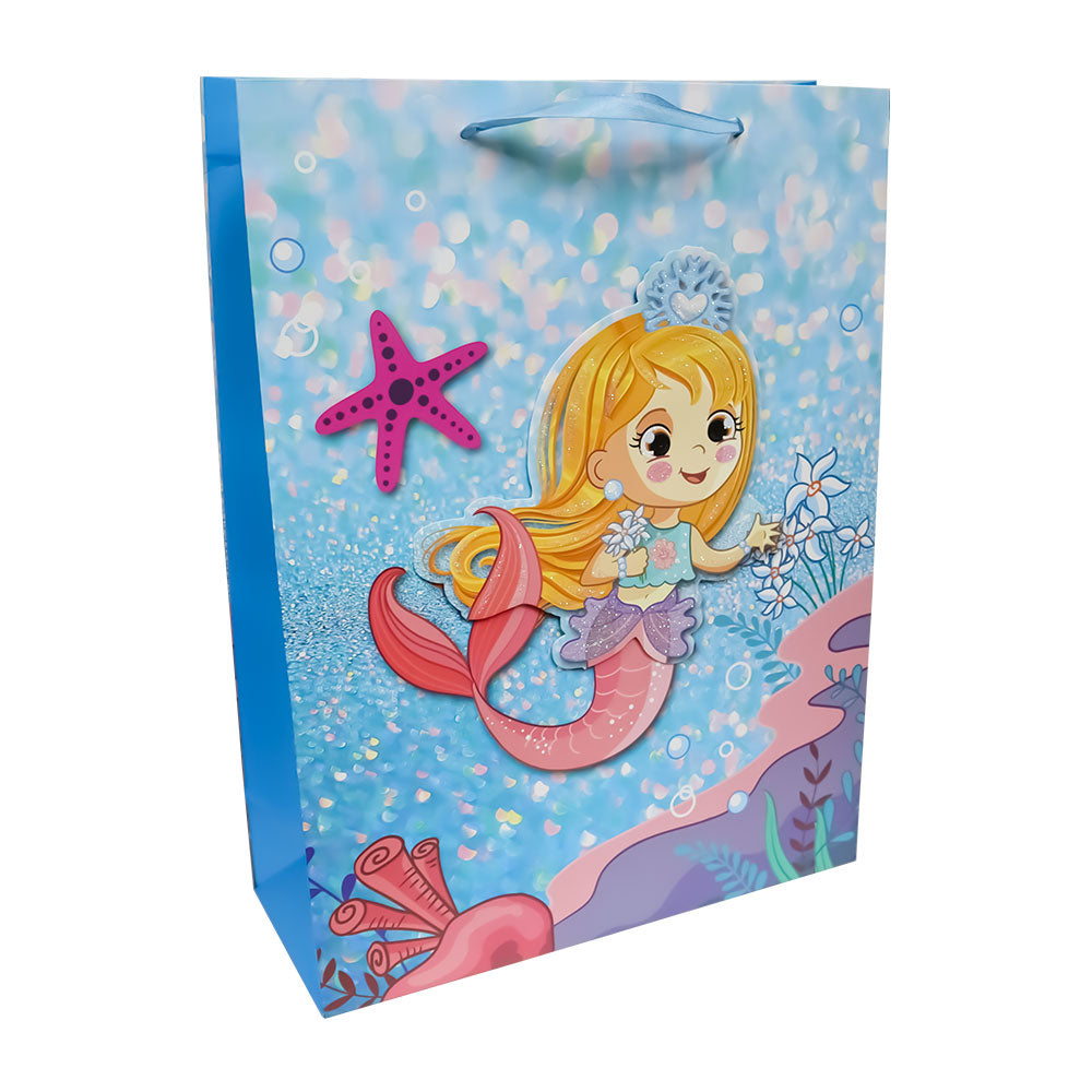 Bolsa de Regalo para Niña de Sirenas 40 x 30 x 12 cm 1 pieza ITrade