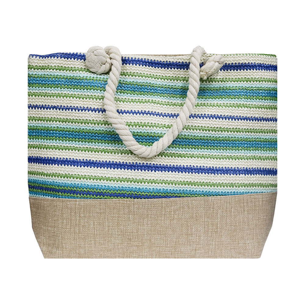 Bolsa de Playa Rayada 43 x 34 x 10 cm Varios Colores ITrade