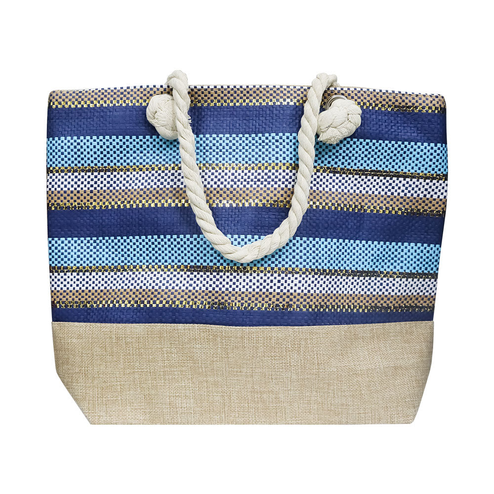 Bolsa de Playa Rayada 43 x 34 x 10 cm Varios Colores ITrade