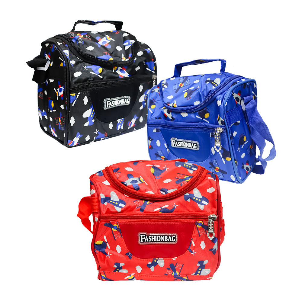 Lonchera Escolar Aviones 22 x 16 x 19 cm ITrade