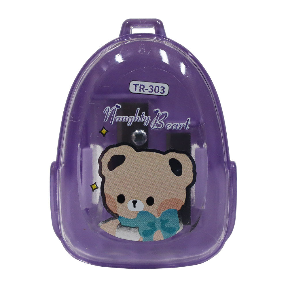 Sacapuntas Escolar Mini Mochila Animales Varios Colores ITrade