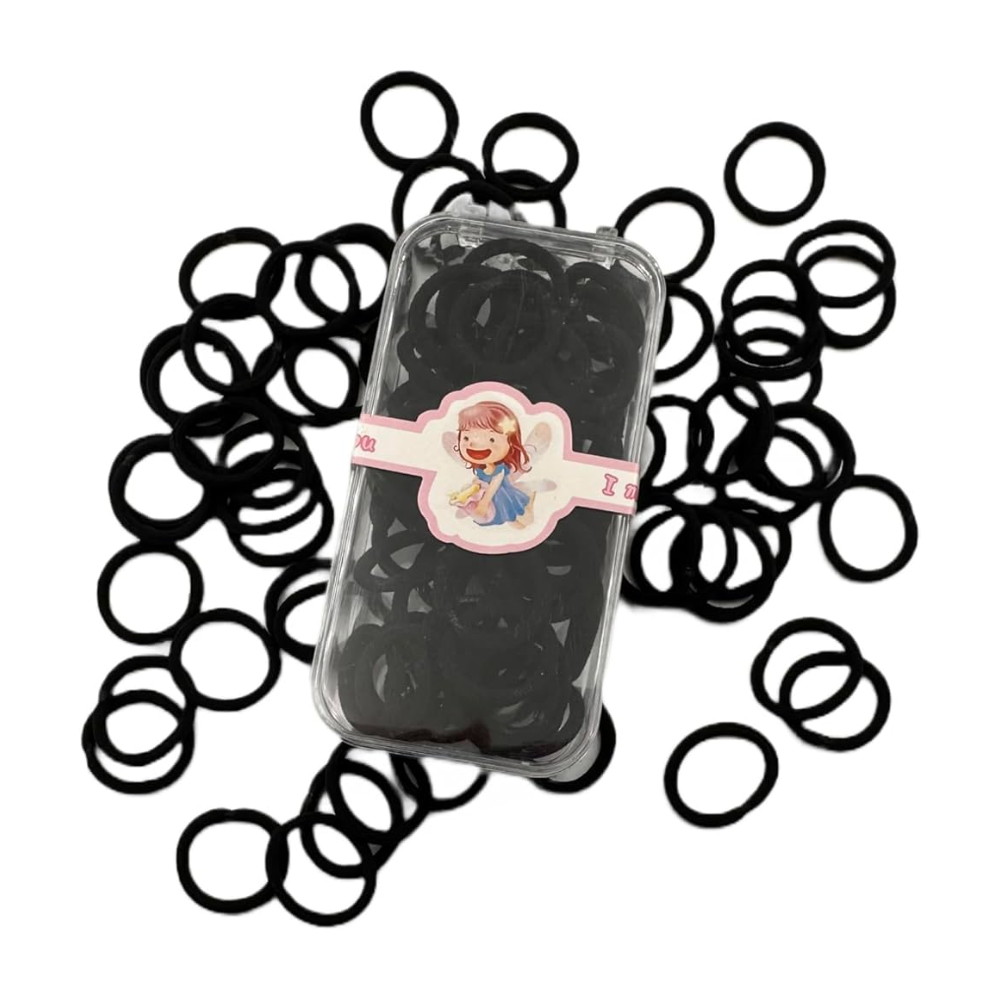 Mini Ligas y Donas Negras para Cabello ITrade