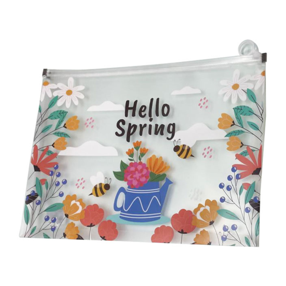 Carpeta de Plástico con Flores y Abejas ITrade