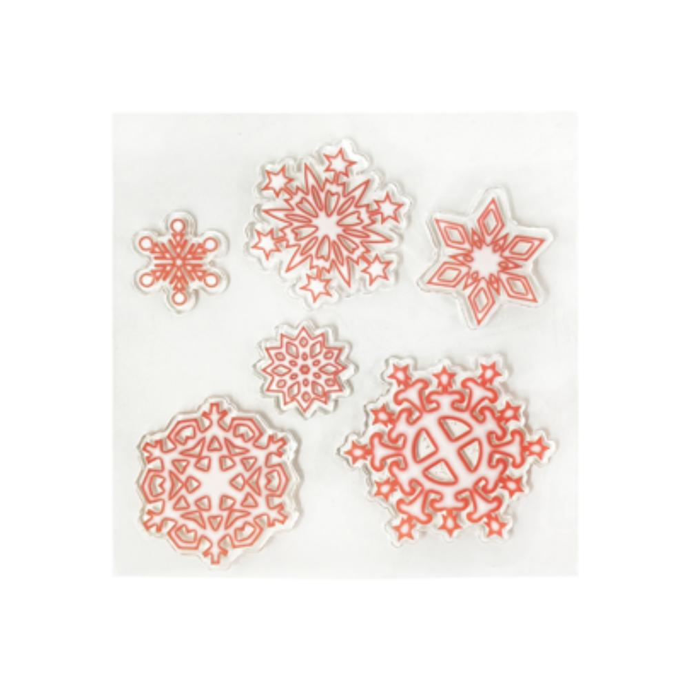 Pegatina Navideño Copos De Nieve 20 X 20 cm Varios Modelos Itrade