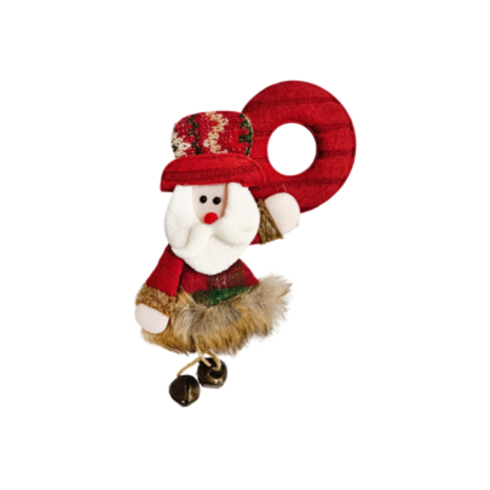 Adorno Colgante Navideño Personajes con Cascabel Varios Modelos Itrade