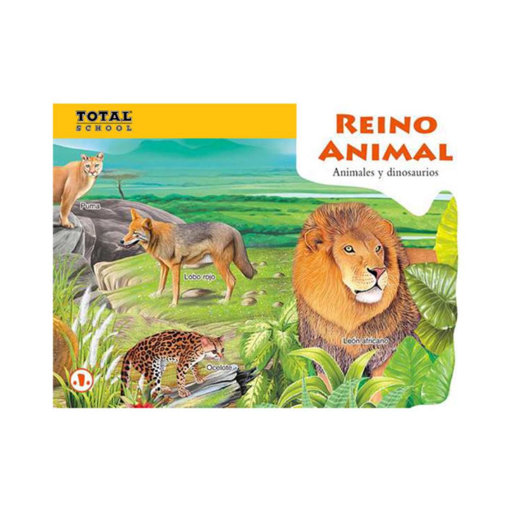 Libro Reino Animal Dinosaurio y Animales Total School