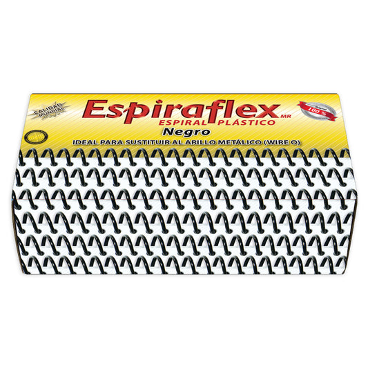 Arillo para Engargolar Plástico Negro 18 mm 45 Espirales Boflex