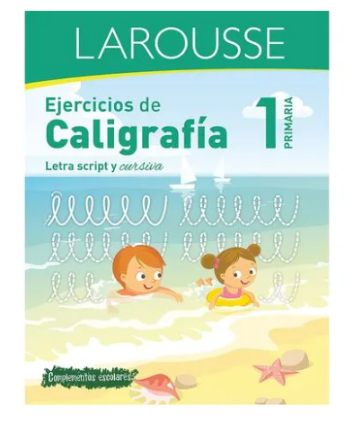 LIBRO ACTIVIDADES EJERCICIOS DE CALIGRAFIA 1 PZA LAROUSSE