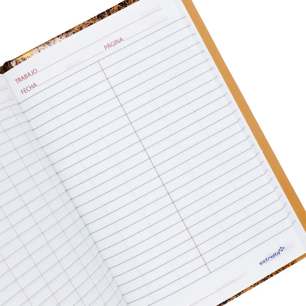 Libreta Nivel Pasta Dura 96 hojas Estrella