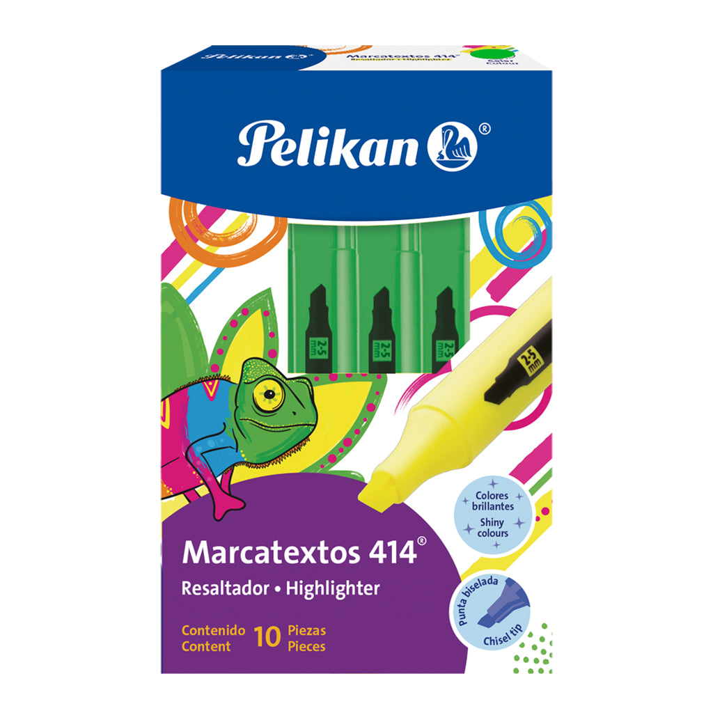 Marcatextos Grueso Verde #414 Pelikan