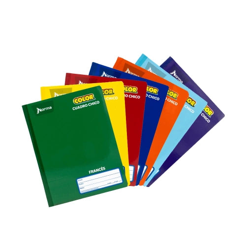 Cuaderno Cosido Forma Francesa Cuadro Chico 100 hjs Color 360 Norma