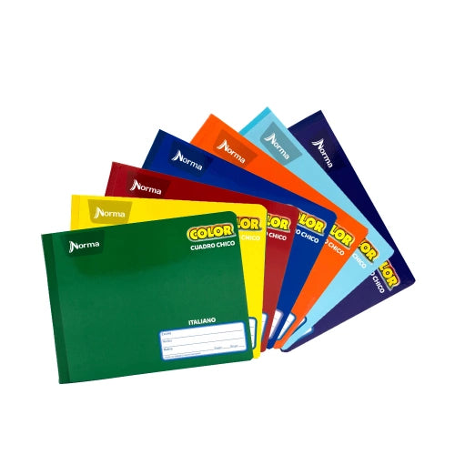 Cuaderno Cosido Forma Italiana Cuadro Chico 100 hjs Color 360 Norma