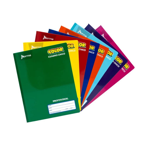 Cuaderno Cosido Profesional Cuadro Chico 100 hjs Color 360 Norma