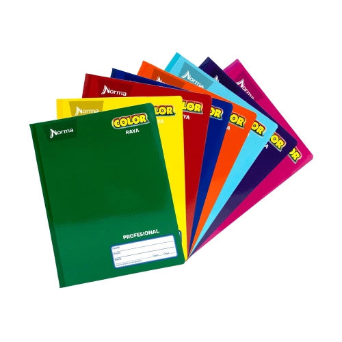 Cuaderno Cosido Profesional Raya 100 hjs Color 360 Norma