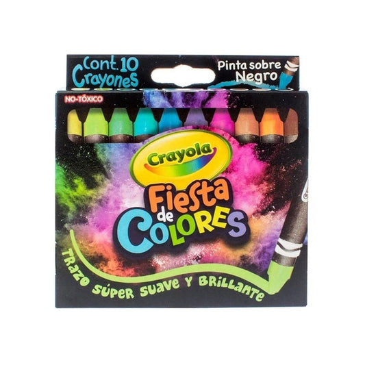Crayones Gruesos Redondos Fiesta De Colores 10 piezas Crayola