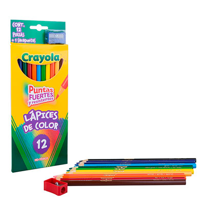 Lápices de colores largos x 100 unidades - Crayola