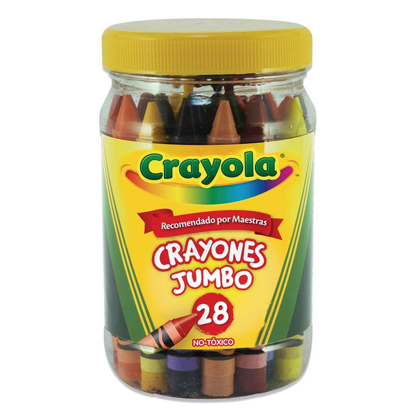 Crayones Extra Gruesos Redondos 28 piezas Crayola Binney