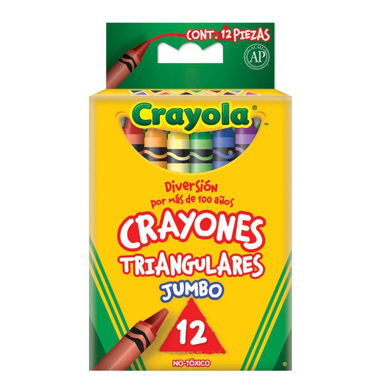 Crayones Gruesos Triangulares 12 piezas Crayola Binney