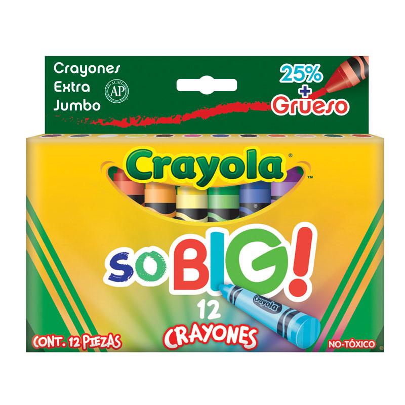 Crayones Extra Gruesos Redondos 12 piezas Crayola Binney