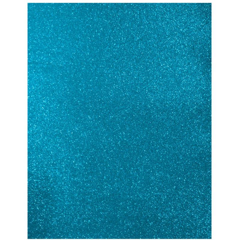 Foamy Diamantina Azul Eléctrico Carta 5 piezas Pascua