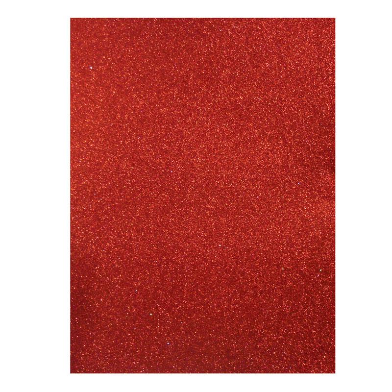 Foamy Diamantina Rojo Carta 5 piezas Pascua