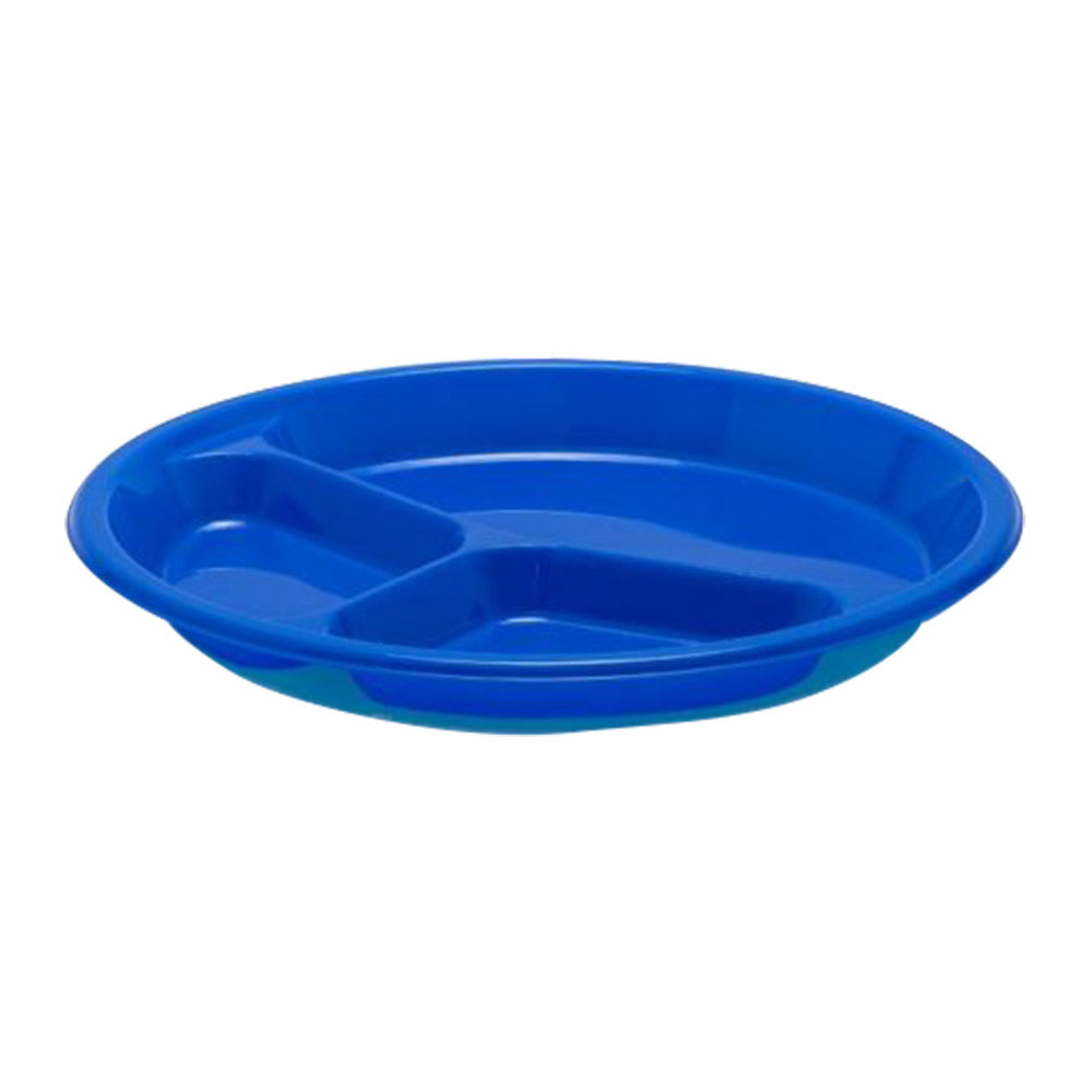 Plato 3 Divisiones Azul Cubasa